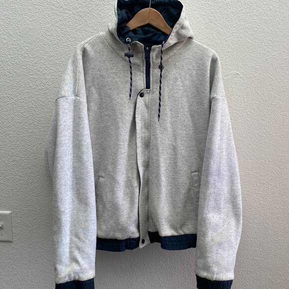 Vintage Oral Roberts University MV Sport Reversible Jacket Men's 2XL Blue Gray - Picture 2 of 10